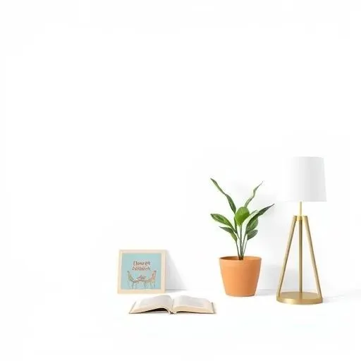 Une pièce épurée avec quelques objets essentiels bien organisés