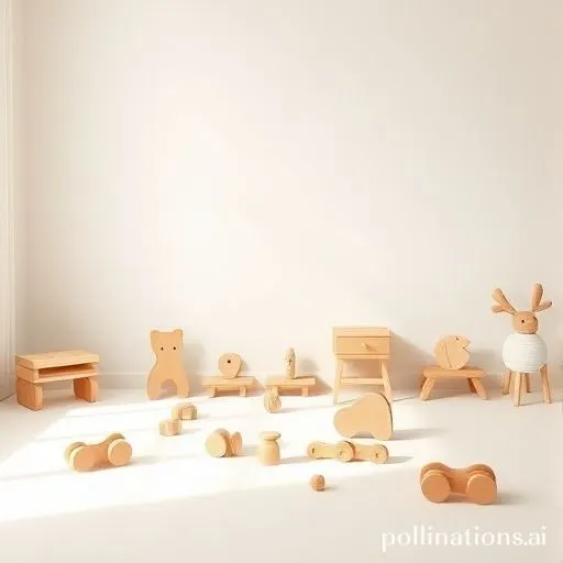 Enfant jouant dans une chambre épurée et organisée